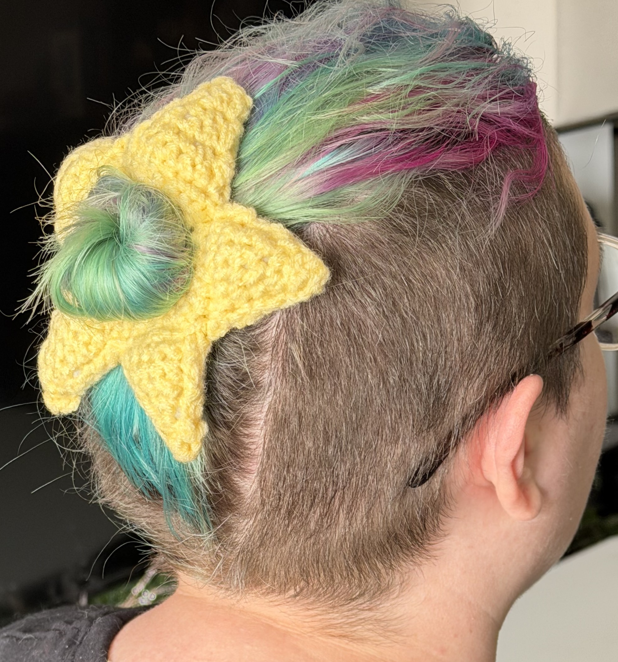 Star Bun Scrunchie